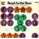 Cliff Richard and 11 others signed Reach for the Stars 33rpm record sleeve. Record included. Good