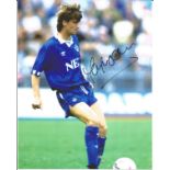 Ian Snodin signed 10x8 colour photo pictured in action for Everton. Good Condition. All signed