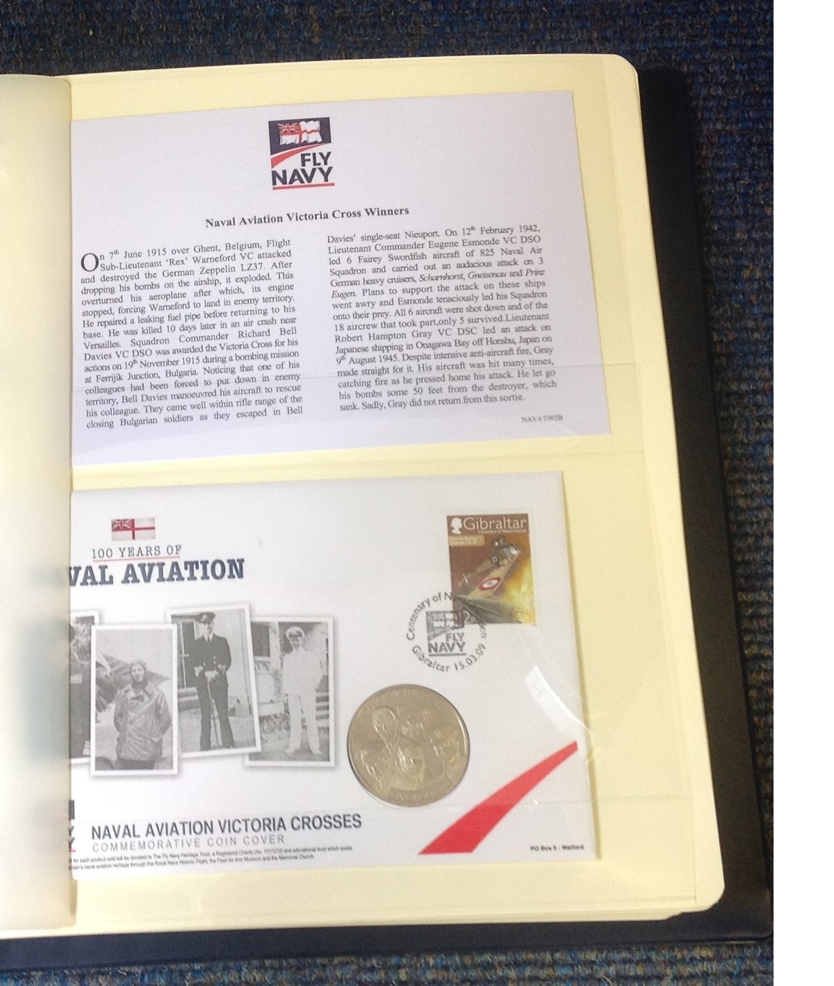 Military Aviation coin cover collection. Contains 11 coin FDC's and 6 Squadrons of the RAF limited