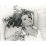 Julie Ege signed 10x8 b/w photo. Good Condition. All signed pieces come with a Certificate of