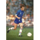 Pat Nevin Signed Chelsea 8x12 Photo. Good Condition. All signed pieces come with a Certificate of