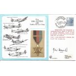 Flt Lt J Hamill signed The 1939 45 STAR with Battle of Britain Clasp cover RAF(DM)10. 17p GB QEII