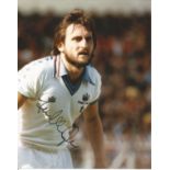 Frank Lampard Snr signed 10x8 colour photo pictured in action for West Ham United. Good Condition.