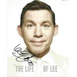 Lee Evans Comedian & Actor Signed 8x10 Photo. Good Condition. All signed pieces come with a