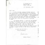 Marna Young sister of John Hopgood typed letter hand written letter 1992 to WW2 book author Alan