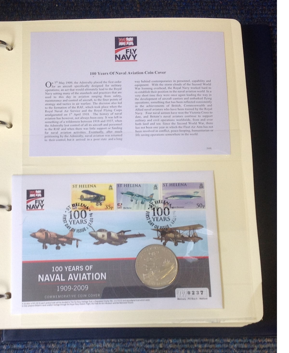 Military Aviation coin cover collection. Contains 11 coin FDC's and 6 Squadrons of the RAF limited - Image 2 of 6