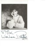 Anita Harris signed 6x4 b/w photo. Dedicated. Good Condition. All signed pieces come with a