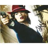 Hayley Atwell Actress Signed Agent Carter 8x10 Photo. Good Condition. All signed pieces come with