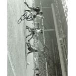Eddie Kelly signed 8x10 b/w photo pictured in action for Arsenal. Good Condition. All signed