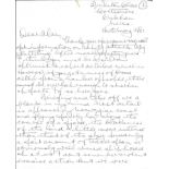Tirpitz raider F/O Denis Nolan detailed hand written letter regarding the raid and his career to WW2