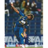 Lasith Malinga Sri Lanka Cricket Signed 8x10 Photo. Good Condition. All signed pieces come with a
