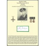 Squadron Leader Tony Clifford Iveson DFC Ae signature piece. WW2 RAF Battle of Britain pilot. Set