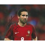 Joao Moutinho Signed Portugal 8x10 Photo. Good Condition. All signed pieces come with a