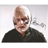 Steven Berkoff Dr. Who hand signed 10x8 photo. This beautiful hand signed photo depicts Steven
