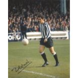 Bobby Moncur signed 10x8 colour photo pictured in action for Newcastle United. Good Condition. All