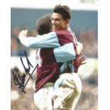 Steve Jones signed 10x8 colour photo pictured in action for West Ham United. Good Condition. All
