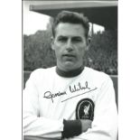 Gordon Milne signed 12x8 b/w photo pictured in Liverpool kit. Good Condition. All signed pieces come