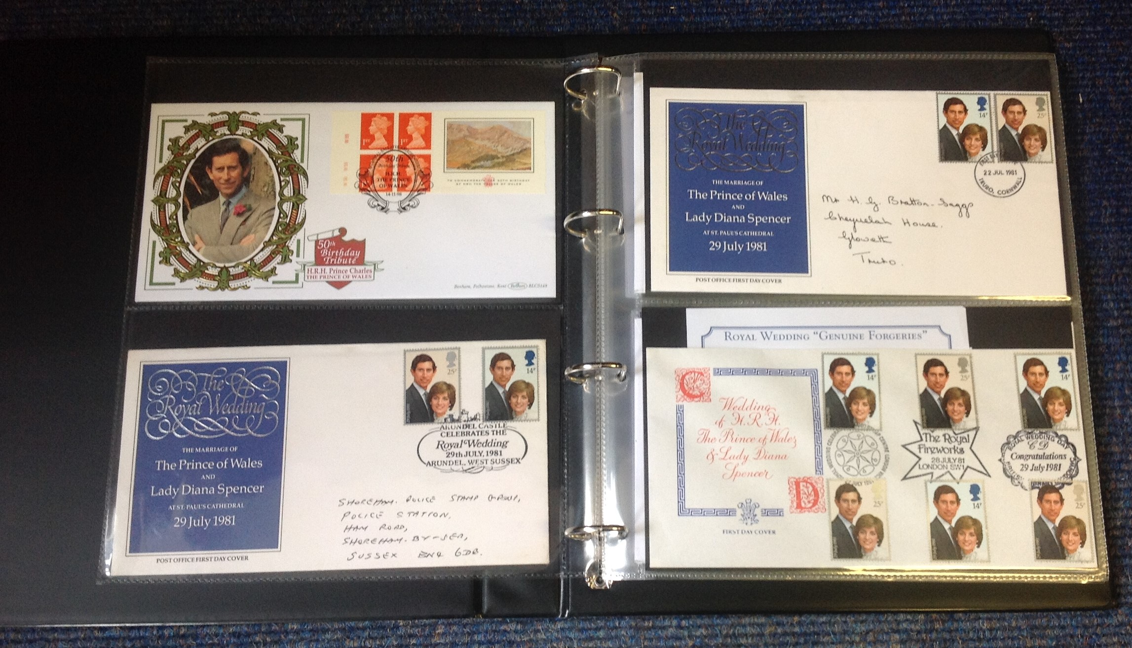 Royal FDC collection. 20 included. Includes 50th Birthday of HRH Prince Charles, The Royal
