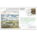 Lieutenant General Marcel Jean Joseph De Smet signed cover RAF FF32. 9F Belgium stamp postmarked