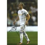 Ezgjan Alioski Signed Leeds United 8x10 Photo. Good Condition. All signed pieces come with a