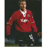 Lee Bowyer Signed Charlton 8x10 Photo. Good Condition. All signed pieces come with a Certificate
