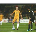 Aaron Mooy Signed Australia 8x10 Photo. Good Condition. All signed pieces come with a Certificate of