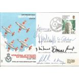 International Air Tattoo 1976 RAF Greenham Common, Austrian Air Force Silver Birds cover signed by