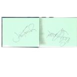 Small autograph book. Contains numerous signatures including Kevin Wheatley, Jimmy Tarbuck,