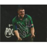 Daryl Gurney Signed Darts 8x10 Photo. Good Condition. All signed pieces come with a Certificate of