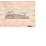 Claude Grahame White signature clipping. (21 August 1879 19 August 1959) was an English pioneer of