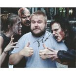 Robert Kirkman The walking Dead hand signed 10x8 photo. This beautiful hand signed photo depicts