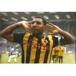 Troy Deeney Signed Watford 8x12 Photo. Good Condition. All signed pieces come with a Certificate