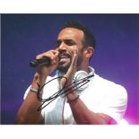 Craig David Singer Signed 8x10 Photo. Good Condition. All signed pieces come with a Certificate of