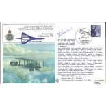 D C Rowland signed first flight cover, Concorde Captain. Good Condition. All signed pieces come with