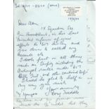 Tirpitz raider Dougie Tweddle DFC detailed hand written letter regarding the raid and his career