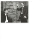 James Watson signed small b/w photo. American molecular biologist, geneticist and zoologist. In