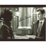 Oliver Skeete signed 8x10 b/w photo pictured in his role in James Bond. Good Condition. All signed