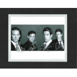 Il Divo signed b/w photo. Mounted to approx 14x11. Good Condition. All signed pieces come with a