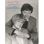 Judi Dench and Michael Williams signed 8x6 b/w photo. Good Condition. All signed pieces come with