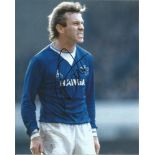 Peter Reid Signed Everton 8x10 Photo. Good Condition. All signed pieces come with a Certificate of