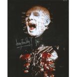 Doug Bradley Pinhead signed 10x8 colour photo. Good Condition. All signed pieces come with a