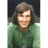 Joe Corrigan signed 12x8 colour photo pictured in his Manchester City playing days. Good