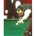 Ray Reardon signed 10x8 colour photo. Good Condition. All signed pieces come with a Certificate of