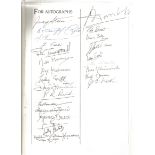 Colditz Castle multiple signed 1985 reunion programme signed by 25 former inmates including Pat