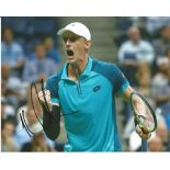 Kevin Anderson Signed Tennis 8x10 Photo. Good Condition. All signed pieces come with a Certificate