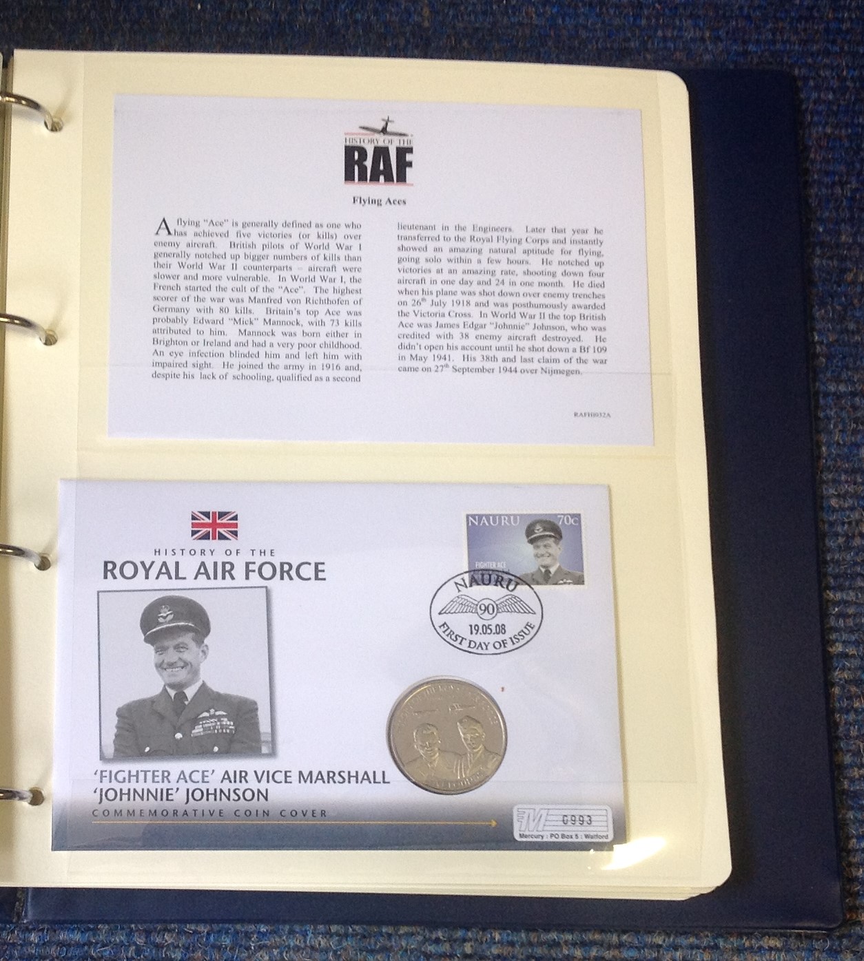 Military Aviation coin cover collection. Contains 11 coin FDC's and 6 Squadrons of the RAF limited - Image 6 of 6