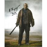 Ken Kirzinger Freddy vs Jason hand signed 10x8 photo. This beautiful hand signed photo depicts Ken