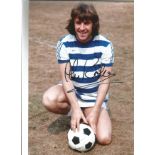 Stan Bowles signed 12x8 colour photo pictured in Queens Park Rangers kit. Good Condition. All signed