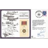 Appointment to the Distinguished Service Order cover RAF(DM)4 signed by Lt Cdr I Stanley who flew