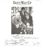 Tony Britton, Nigel Havers, Dinah Sheridan, Simon Williams and Jane How signed 10x8 b/w photo.